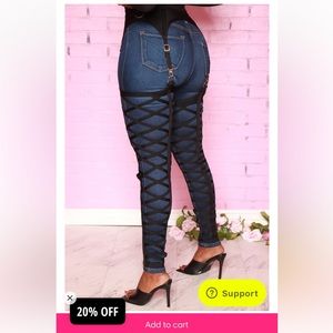 Strappy bondage chaps